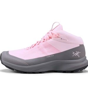 Arc'teryx Aerios GTX Pink and Gray Hiking Shoes